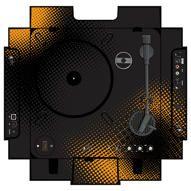 dj-skins Numark PT 01 Skin ORANGE DOT